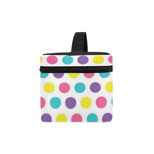 Polka Dot Cosmetic Bag/Large (Model 1658)