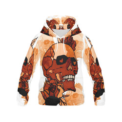 A Skull of Love by Popart Lover All Over Print Hoodie for Men (USA Size) (Model H13)