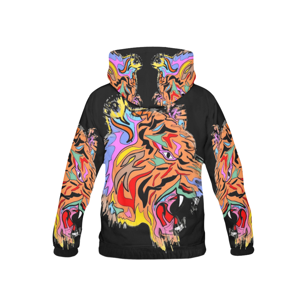 Amazing Tiger by Popart Lover All Over Print Hoodie for Kid (USA Size) (Model H13)
