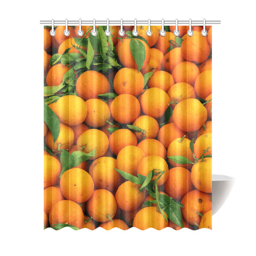 Oranges Fruit Shower Curtain 69"x84"