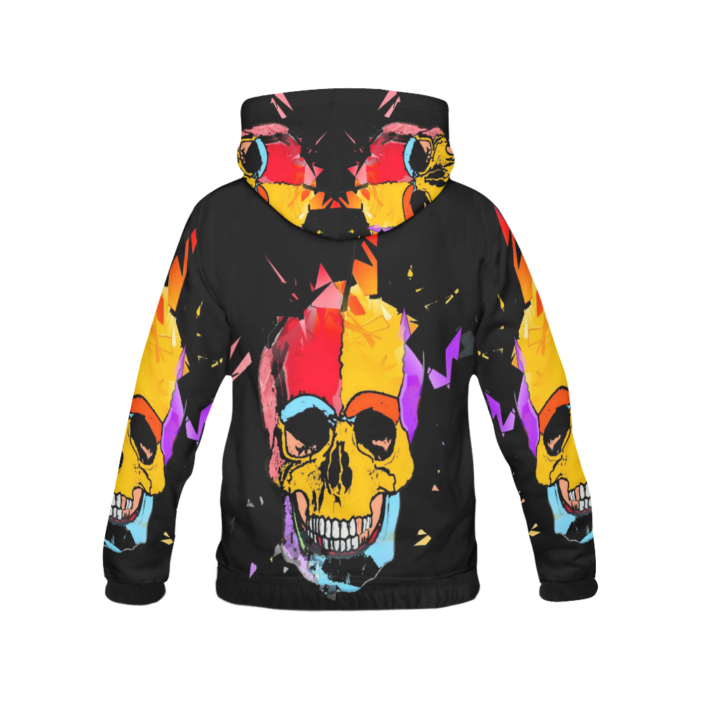 A nice Skull by Popart Lover All Over Print Hoodie for Men (USA Size) (Model H13)