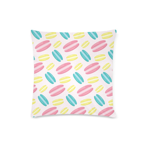 Macaroon Dreams Custom Zippered Pillow Case 16"x16"(Twin Sides)