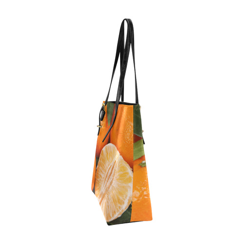Oranges & Peeled Orange Fruit Euramerican Tote Bag/Small (Model 1655)