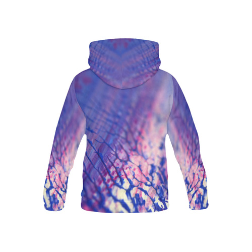 ALL OVER PRINT HOODIE : Cave purple edition II All Over Print Hoodie for Kid (USA Size) (Model H13)