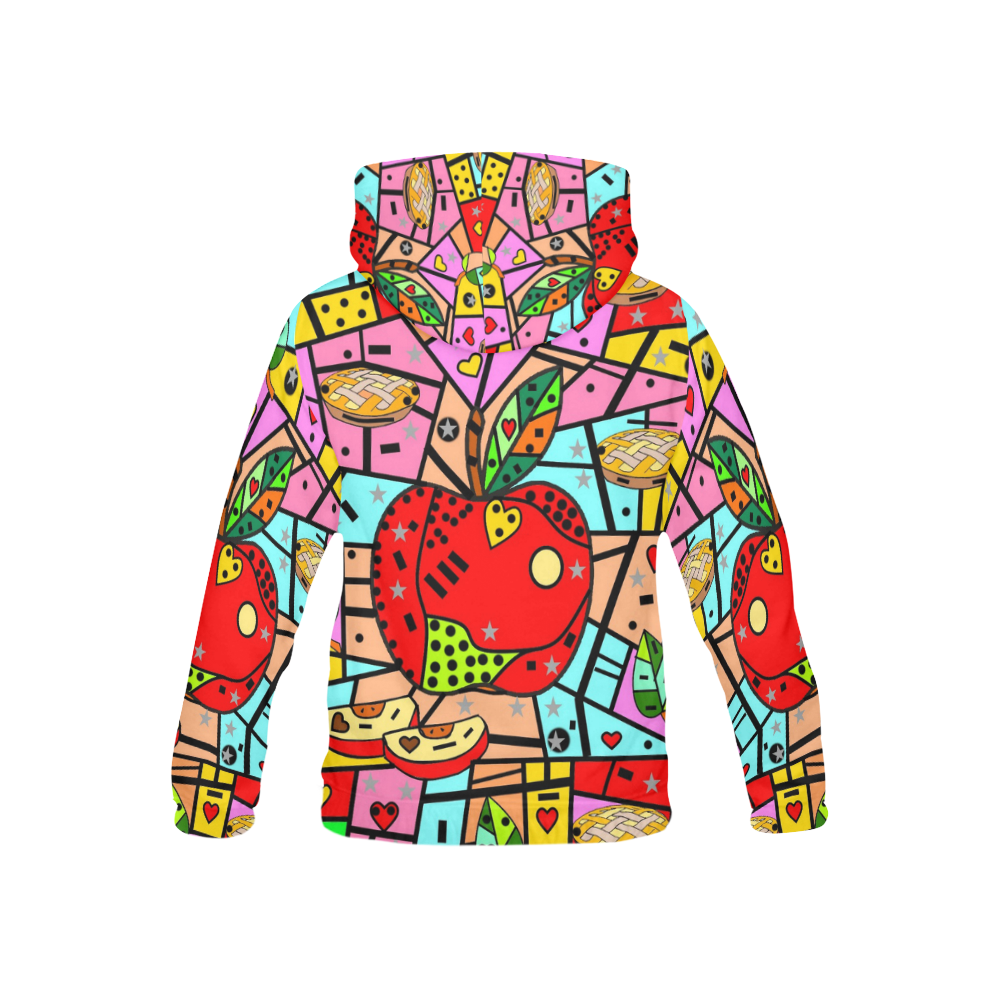 Apple by Nico Bielow All Over Print Hoodie for Kid (USA Size) (Model H13)