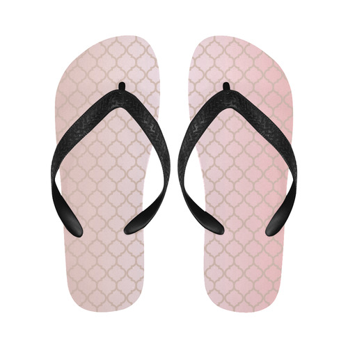 Pretty in Pink Flip Flops for Men/Women (Model 040)