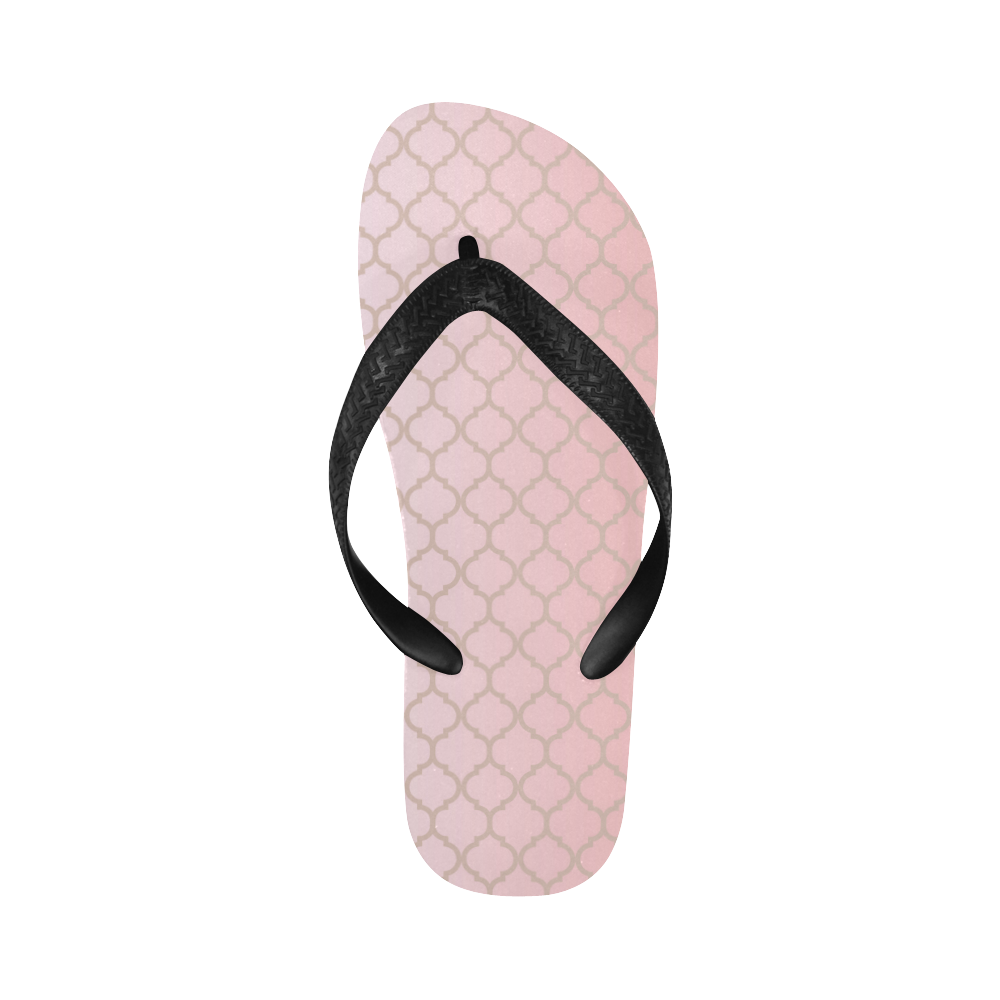 Pretty in Pink Flip Flops for Men/Women (Model 040)