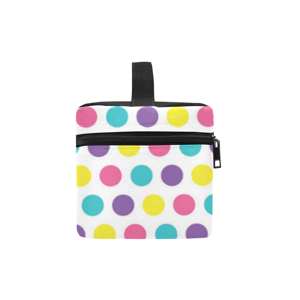 Polka Dot Cosmetic Bag/Large (Model 1658)