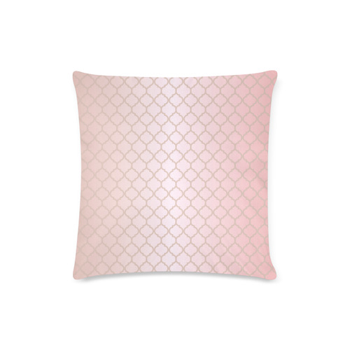"Pretty in Pink" Custom Zippered Pillow Case 16"x16"(Twin Sides)