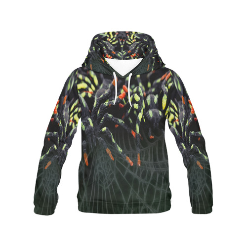 Spiders all over All Over Print Hoodie for Women (USA Size) (Model H13)