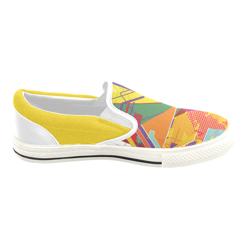 Hight - tech Slip-on Canvas Shoes for Kid (Model 019)