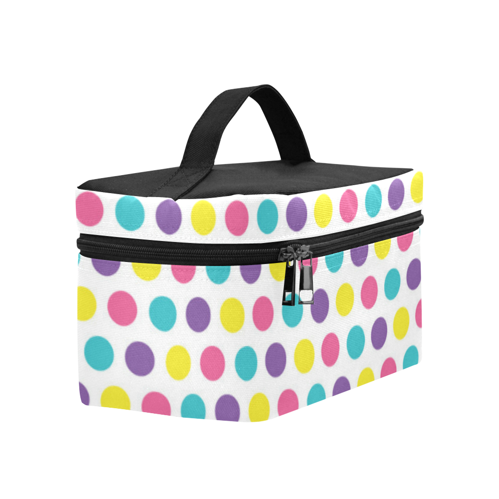 Polka Dot Cosmetic Bag/Large (Model 1658)