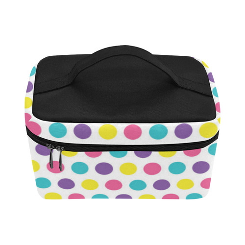 Polka Dot Cosmetic Bag/Large (Model 1658)