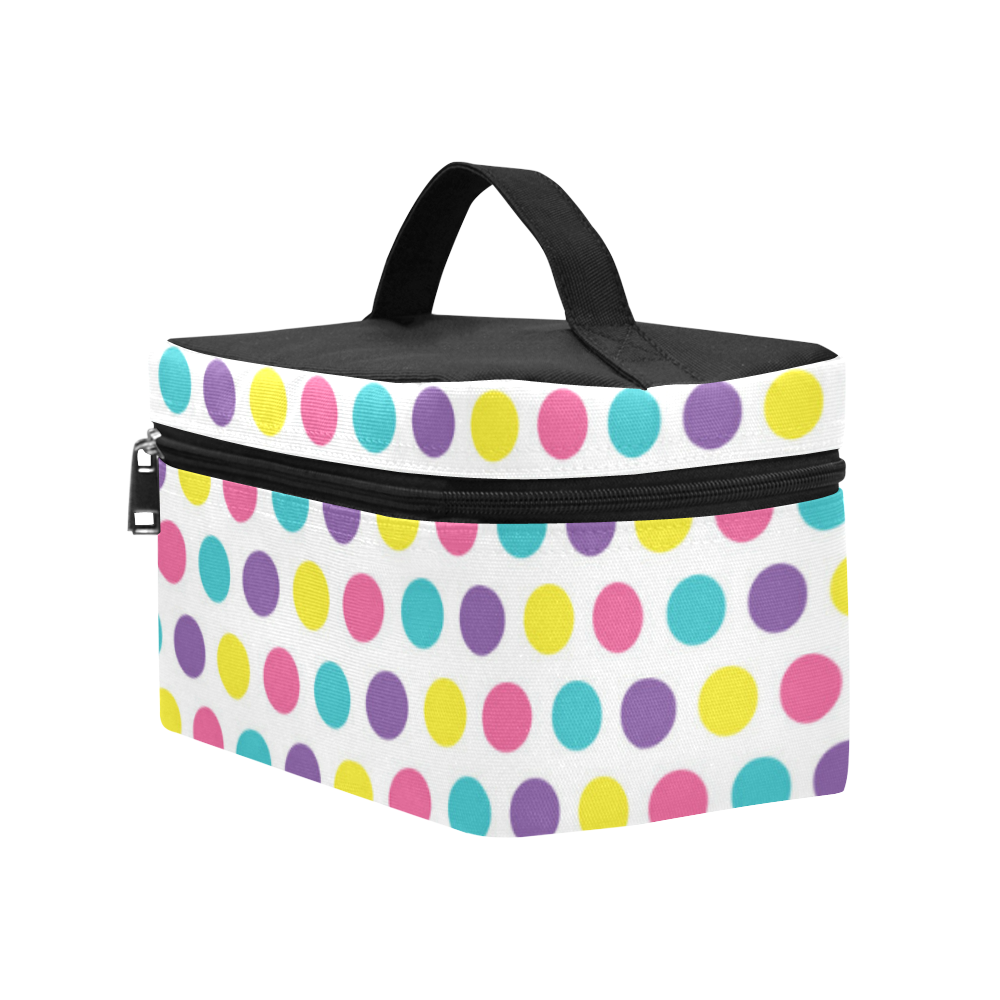 Polka Dot Cosmetic Bag/Large (Model 1658)