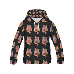 Amazing Tiger by Popart Lover All Over Print Hoodie for Men (USA Size) (Model H13)