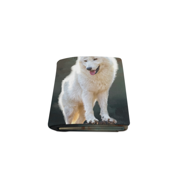 A wonderful painted arctic wolf Blanket 40"x50"