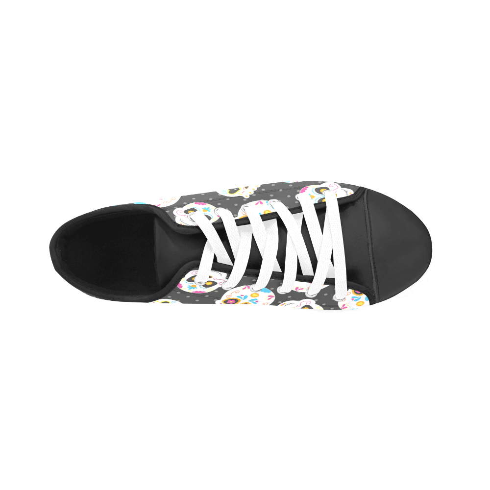 Sugarskulls Aquila Microfiber Leather Women's Shoes/Large Size (Model 031)