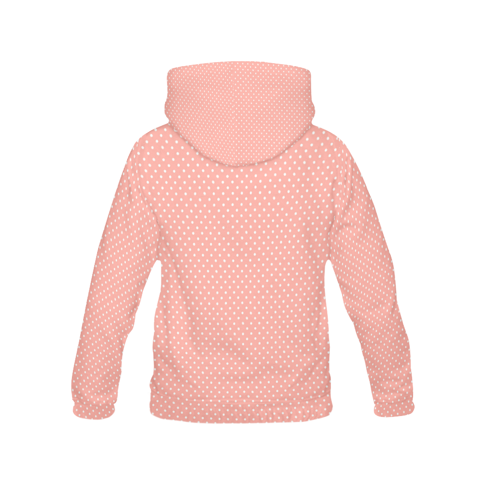 polkadots20160658 All Over Print Hoodie for Women (USA Size) (Model H13)