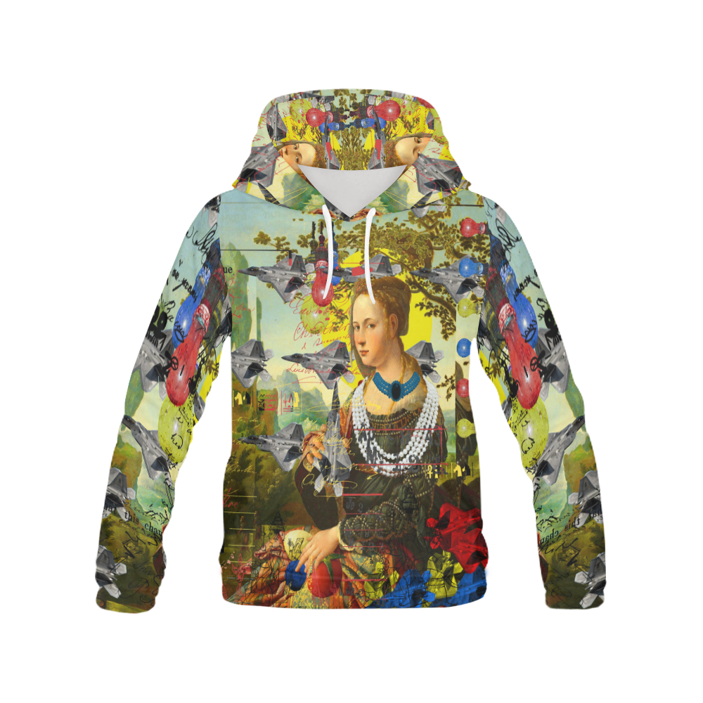 THE PLANE TECHNICIAN / UNPAINTER All Over Print Hoodie for Men (USA Size) (Model H13)