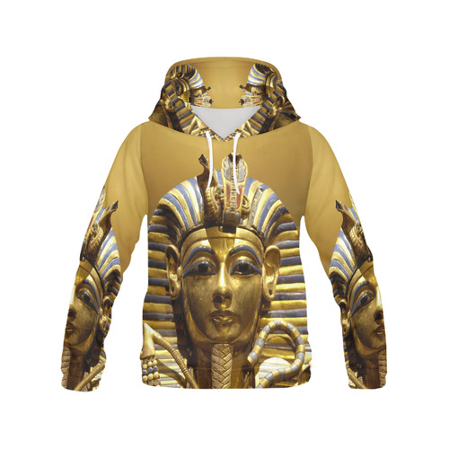 Egypt King Tut All Over Print Hoodie for Men (USA Size) (Model H13)