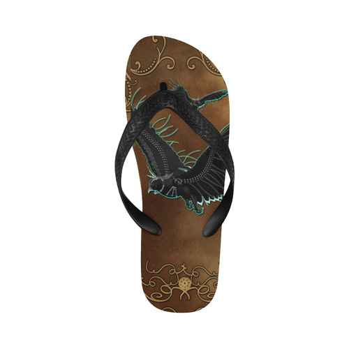 Fantasy birds Flip Flops for Men/Women (Model 040)