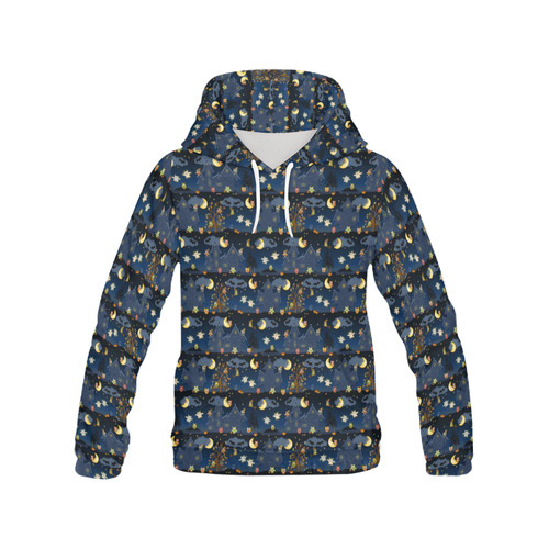 halloween owls All Over Print Hoodie for Women (USA Size) (Model H13)
