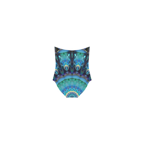 Jewel Of The Ocean Mandala Strap Swimsuit ( Model S05)