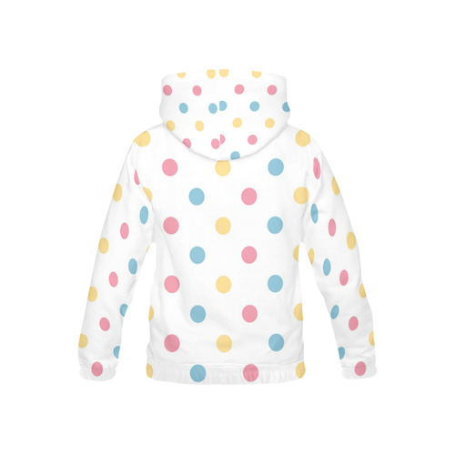 KIDS ALL OVER PRINT HOODIE with fresh dots All Over Print Hoodie for Kid (USA Size) (Model H13)