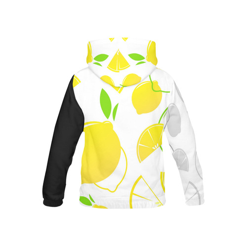 ALL OVER PRINT TSHIRT : with retro Lemons All Over Print Hoodie for Kid (USA Size) (Model H13)