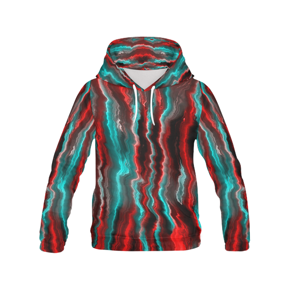 Hot abstract 8B All Over Print Hoodie for Women (USA Size) (Model H13)