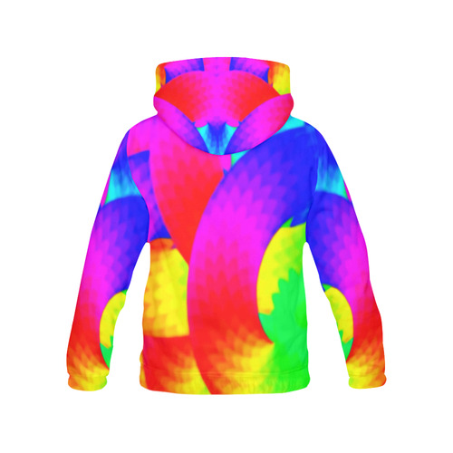 neon fun 1 All Over Print Hoodie for Men (USA Size) (Model H13)