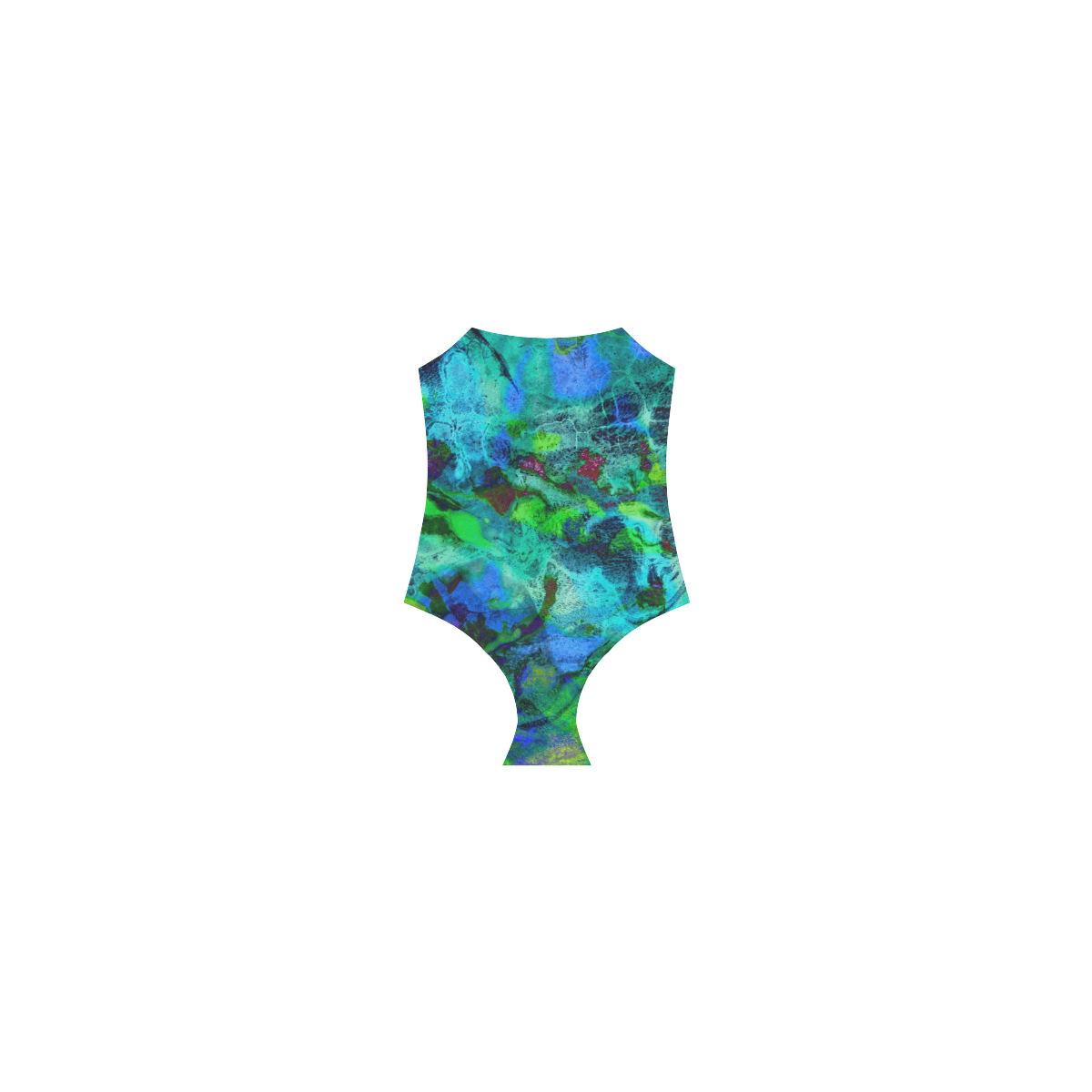 Sand Painting Strap Swimsuit ( Model S05)