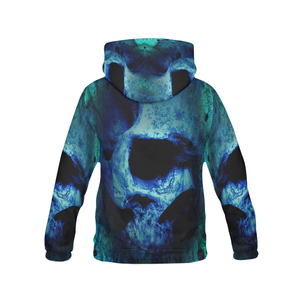 Beauty of the skull All Over Print Hoodie for Women (USA Size) (Model H13)