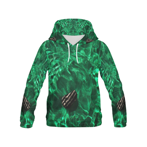 Hyper Vortex All Over Print Hoodie for Women (USA Size) (Model H13)
