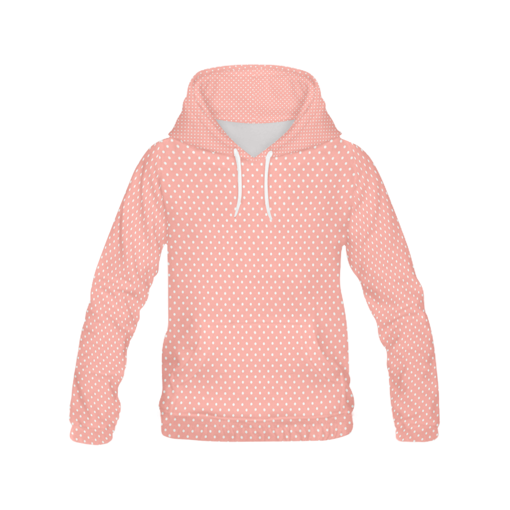 polkadots20160658 All Over Print Hoodie for Women (USA Size) (Model H13)
