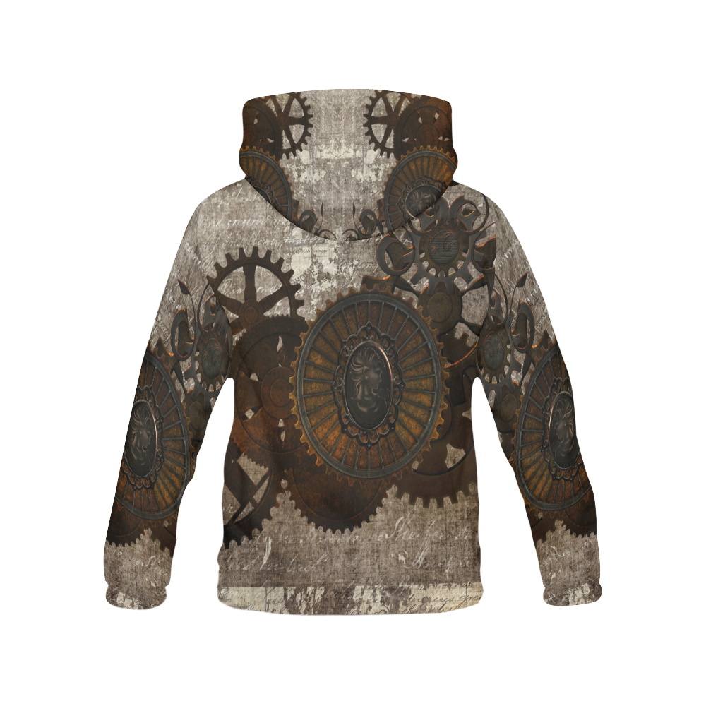 A rusty steampunk letter with gears All Over Print Hoodie for Men (USA Size) (Model H13)