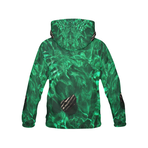 Hyper Vortex All Over Print Hoodie for Women (USA Size) (Model H13)