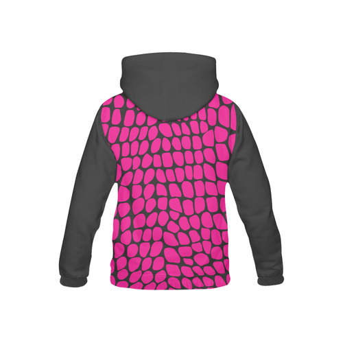 Wild About Pink All Over Print Hoodie for Kid (USA Size) (Model H13)