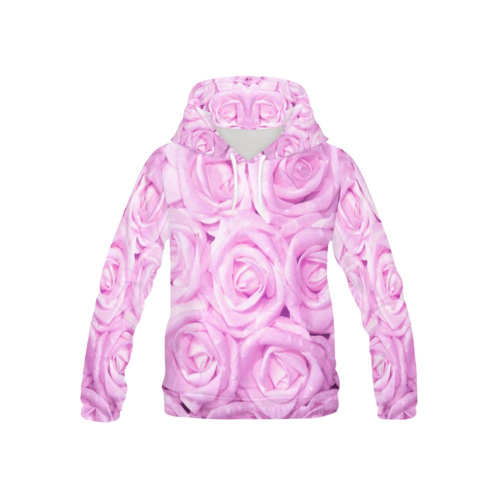 gorgeous roses F All Over Print Hoodie for Kid (USA Size) (Model H13)