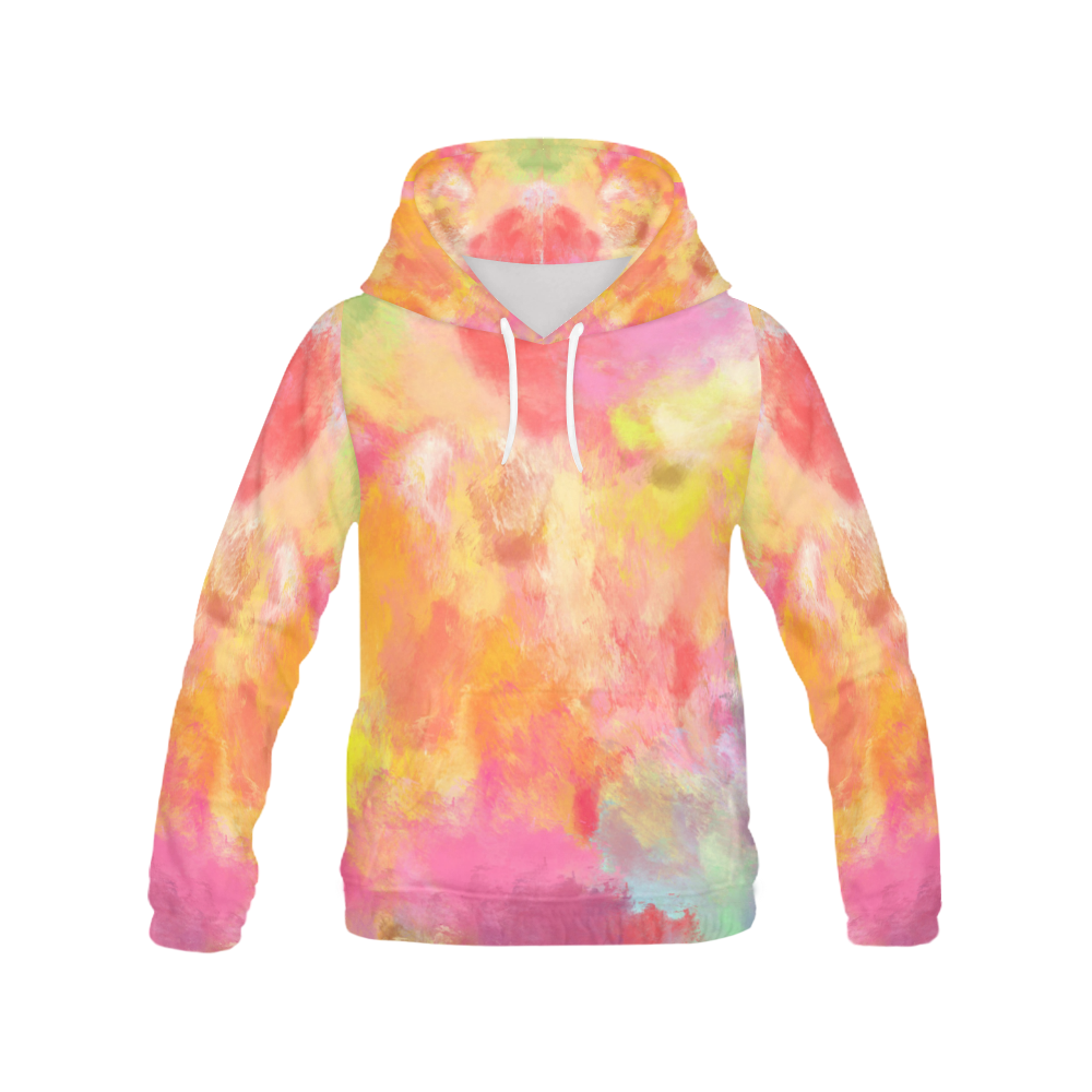 Summer Dreams All Over Print Hoodie for Women (USA Size) (Model H13)