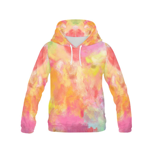 Summer Dreams All Over Print Hoodie for Women (USA Size) (Model H13)