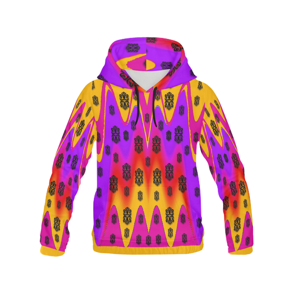 The Big City All Over Print Hoodie for Women (USA Size) (Model H13)