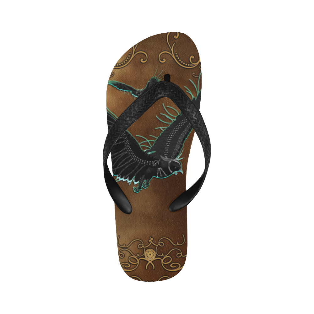 Fantasy birds Flip Flops for Men/Women (Model 040)