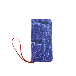 Rattled Water Women's Clutch Wallet (Model 1637)