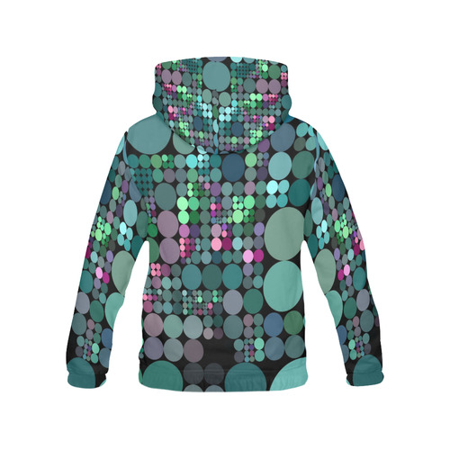Color Party 03 by JamColors All Over Print Hoodie for Women (USA Size) (Model H13)