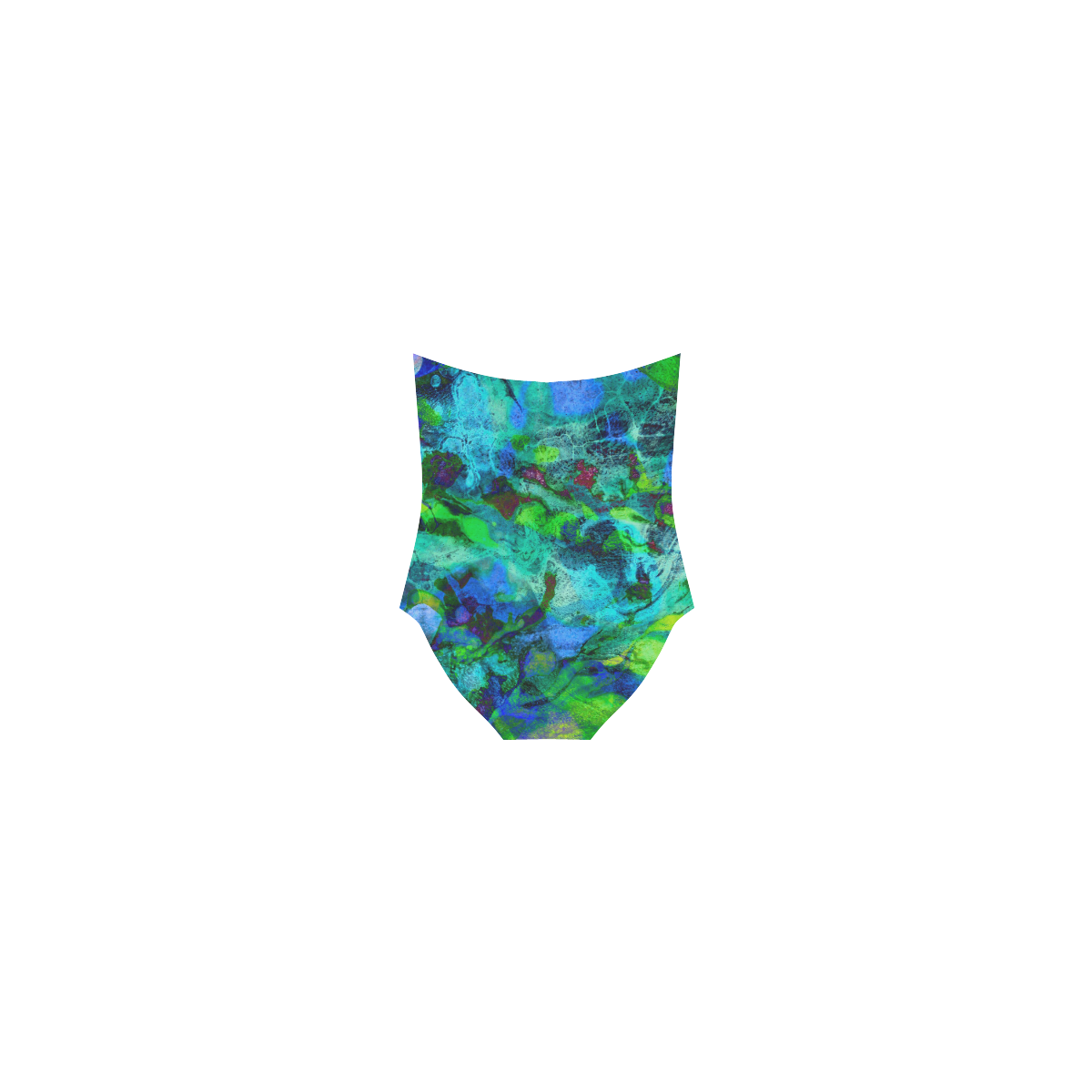 Sand Painting Strap Swimsuit ( Model S05)