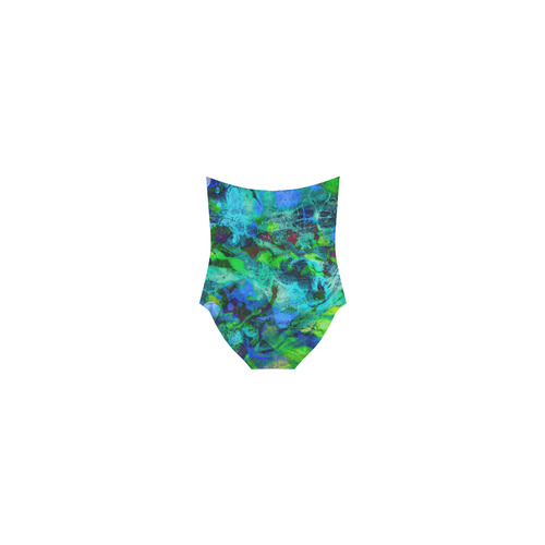 Sand Painting Strap Swimsuit ( Model S05)