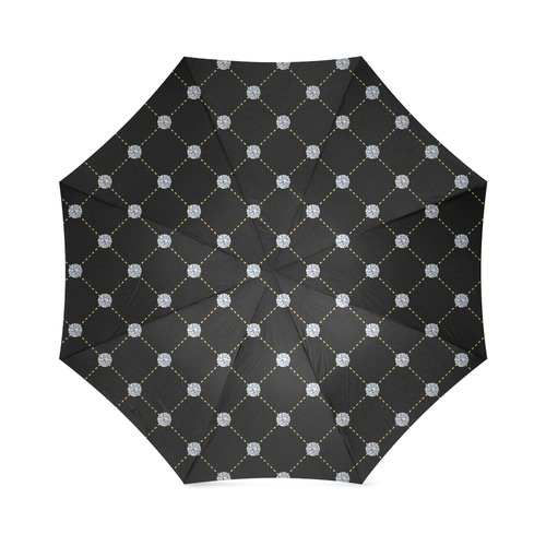 "Black and Bling" Foldable Umbrella (Model U01)