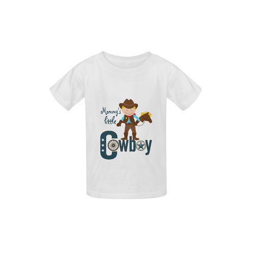 Mommy's Little Cowboy Kid's  Classic T-shirt (Model T22)
