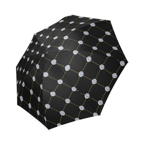 "Black and Bling" Foldable Umbrella (Model U01)